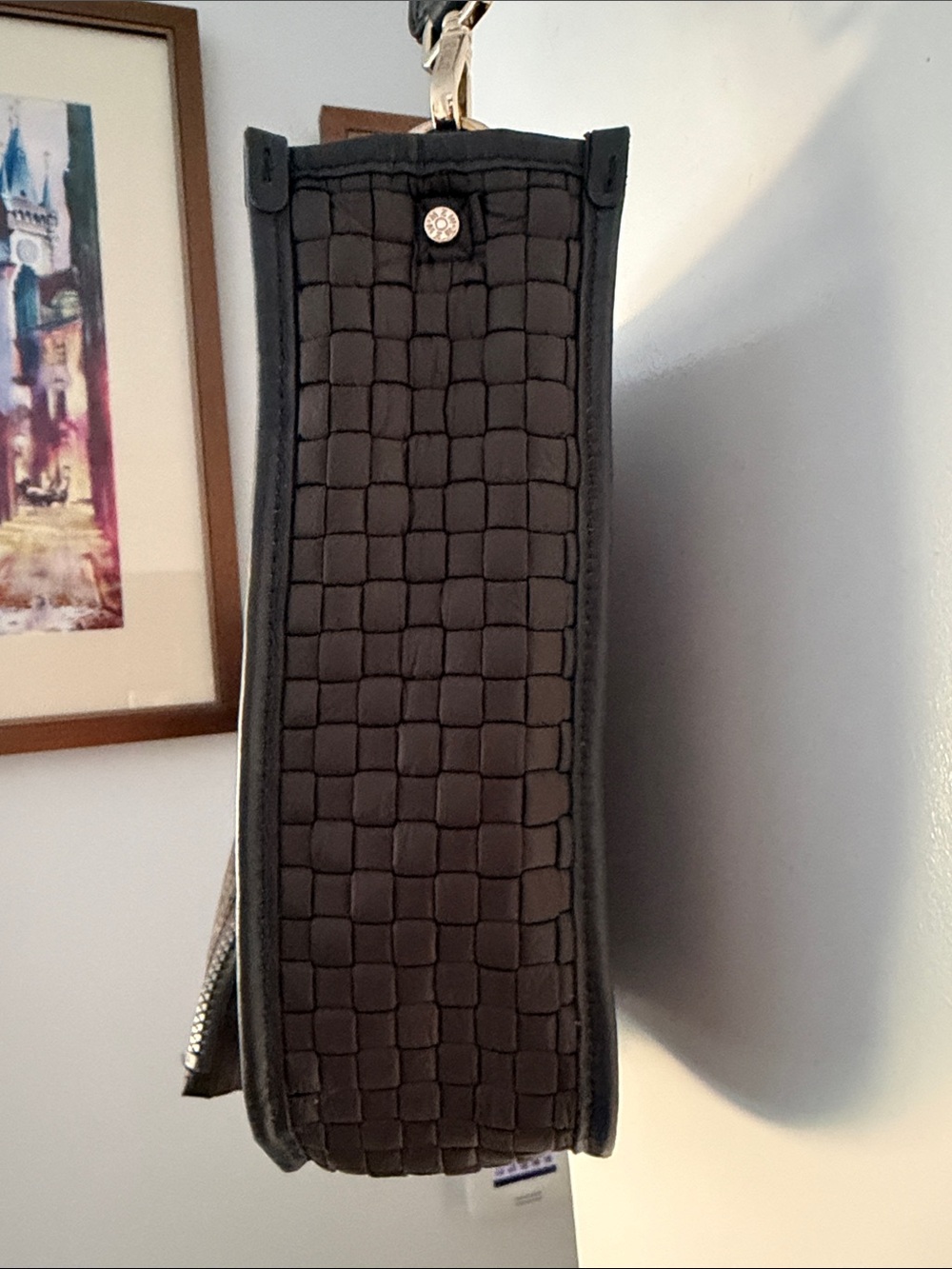 MZ WALLACE WOVEN BOX CROSSBODY BAG New without tags - Picture 3 of 5